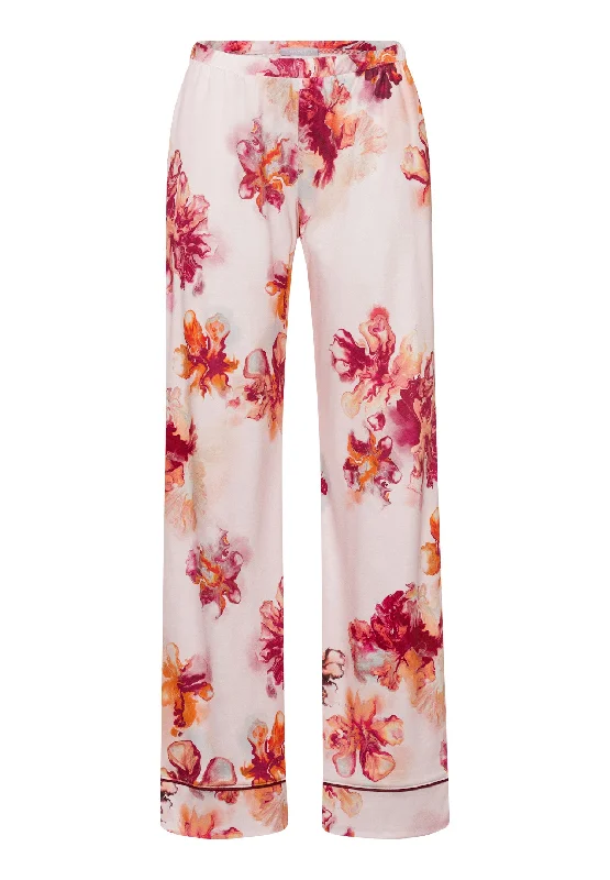 Women's Street Style Casual Wear Eleni Pants | Poured Blossoms 74986-2392