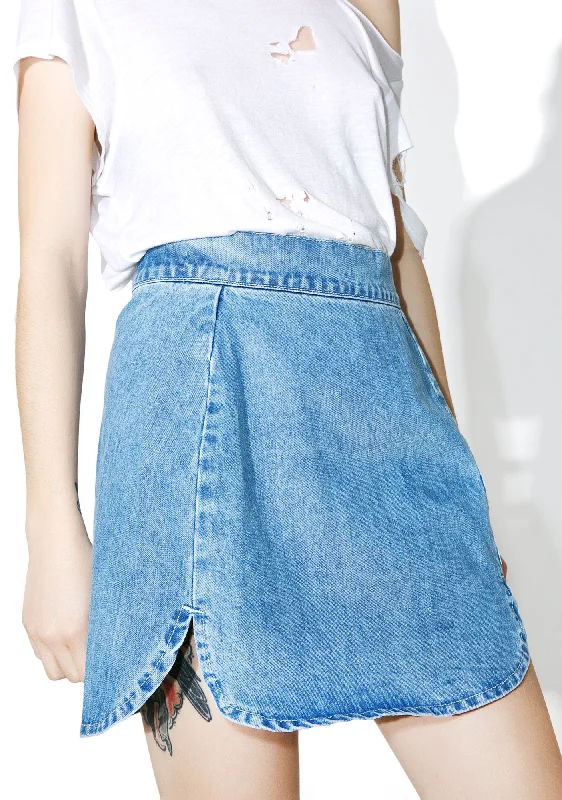 Casual Style for Busy Women Elton Denim Skirt