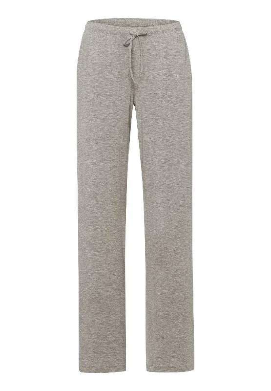 Sophisticated Outfits Natural Elegance Drawstring Lounge Pants | Grey Melange 74953-958