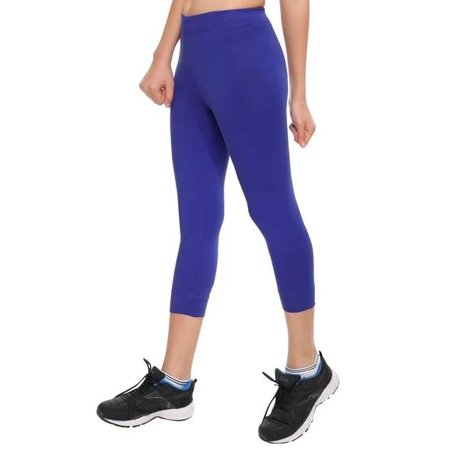 New Arrival Discount HiFlyers Women Yogawear Casual Capri Blue