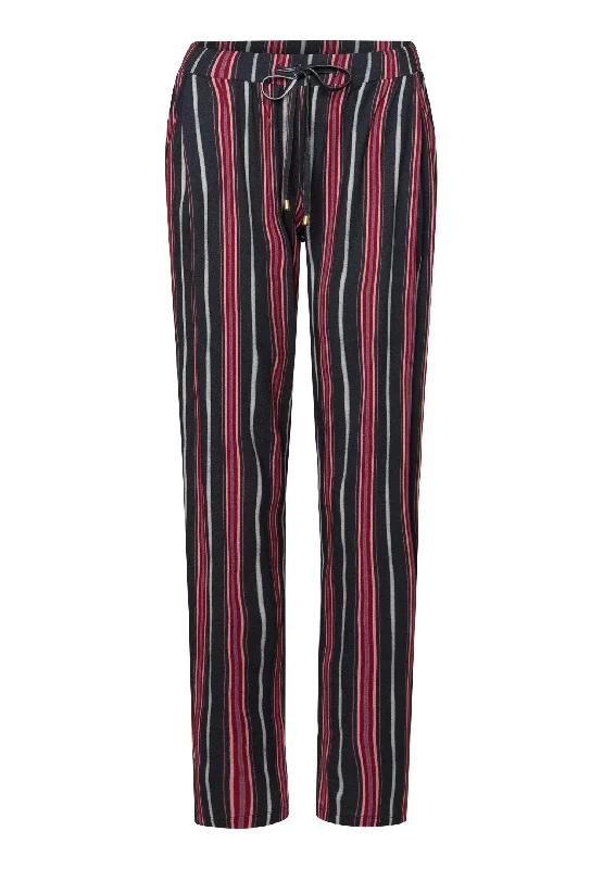 Early Bird Offer Sleep And Lounge Knit Pants Print | Marsala Stripe 77882-2984