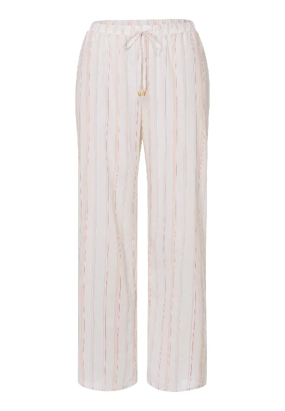 Woman Clothing Sleep And Lounge Woven Pants | Pastel Stripe 77478-1269