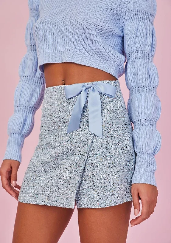 Stylish Looks Fly Me To Paris Tweed Skort