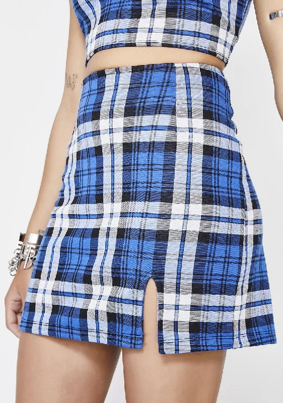 Stupidly Low Prices Plaid Dina Skirt