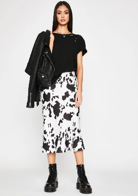 Current Trends Milk Made Midi Skirt