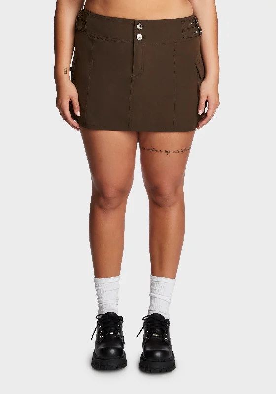 Trendy Online Boutiques Plus Identity Reset Cargo Skirt