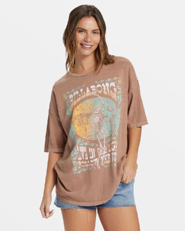 Relaxed Fashion Billabong Walk With Me T-Shirt - SWEET EARTH