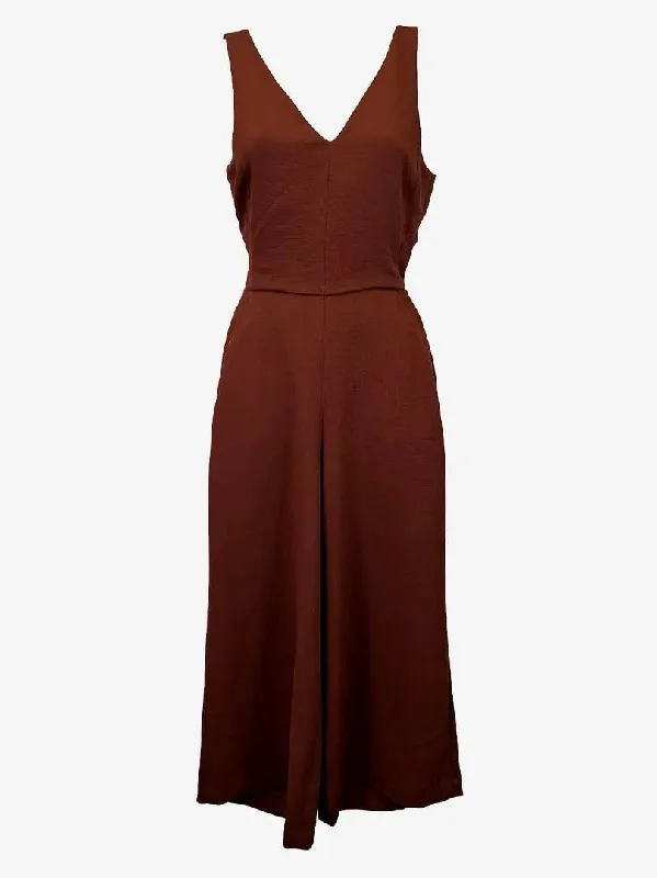 Day To Night Styles Wilfred Elegant Evening Mocha Jumpsuit Size XS