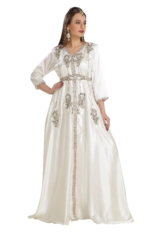 Women's Fashion Clothing Embroidered Dress Bridal Takchita Gown