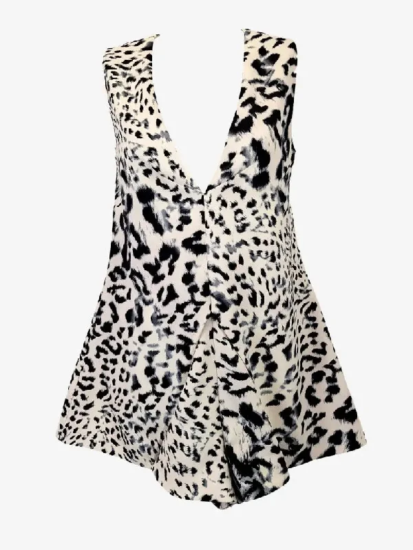 Trendy Threads Keepsake Structured Animal Cocktail Playsuit Size XS