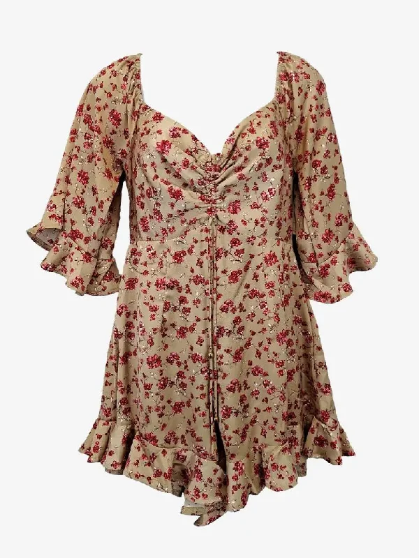 Top Deals Mika & Gala Stylish Satin Playsuit Size 8