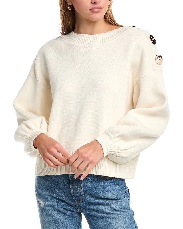 Fashion-forward Women's Wear ba&sh Mateo Wool-Blend Sweater