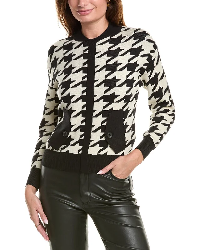 Casual Fashion YAL New York Houndstooth Pullover