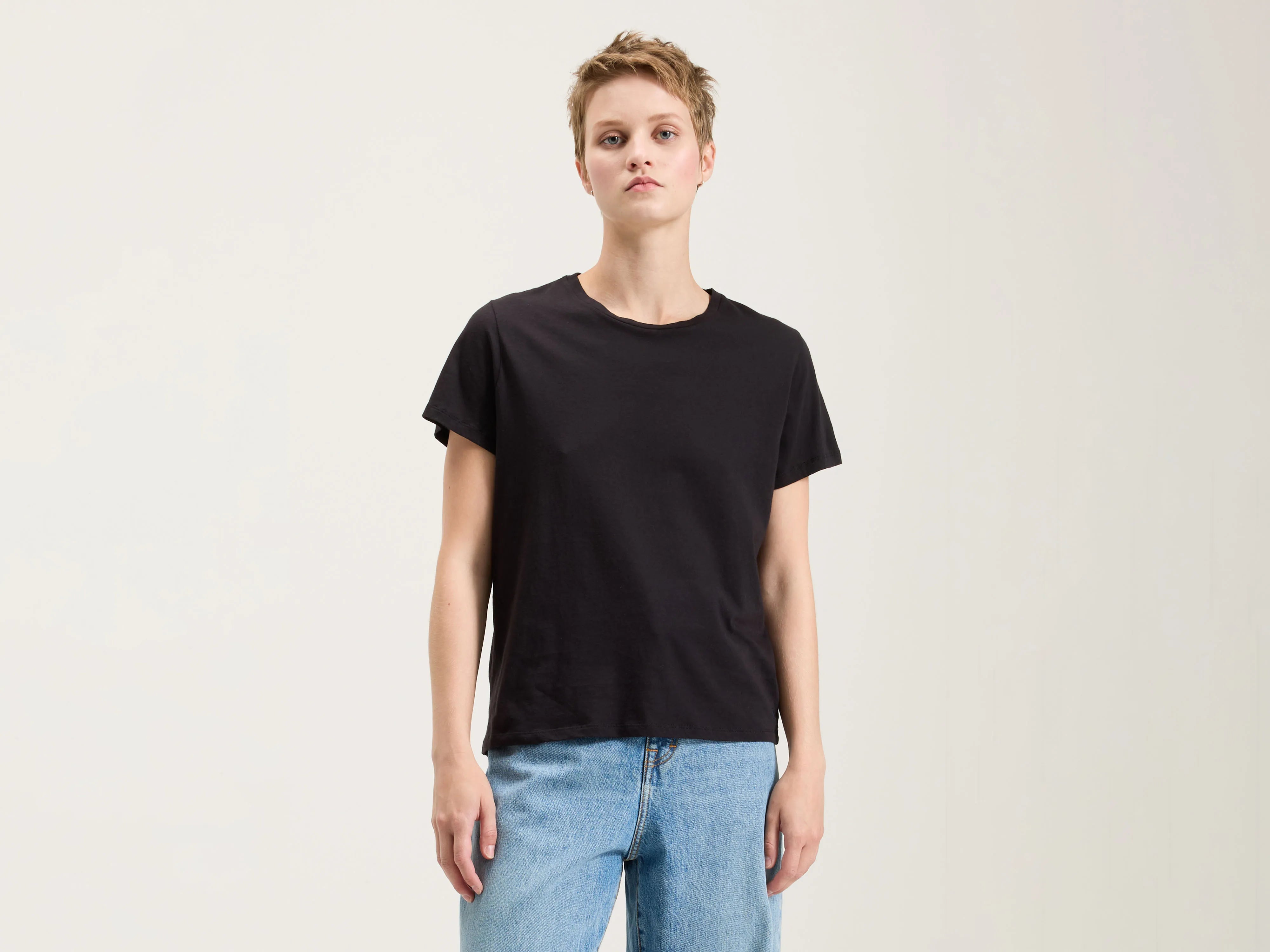 Chic Trend Collection Covi short-sleeve t-shirt (242 / W / OFF BLACK)