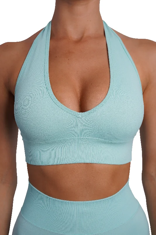 Women's Evening Wear CORE HALTER BRA - MINT