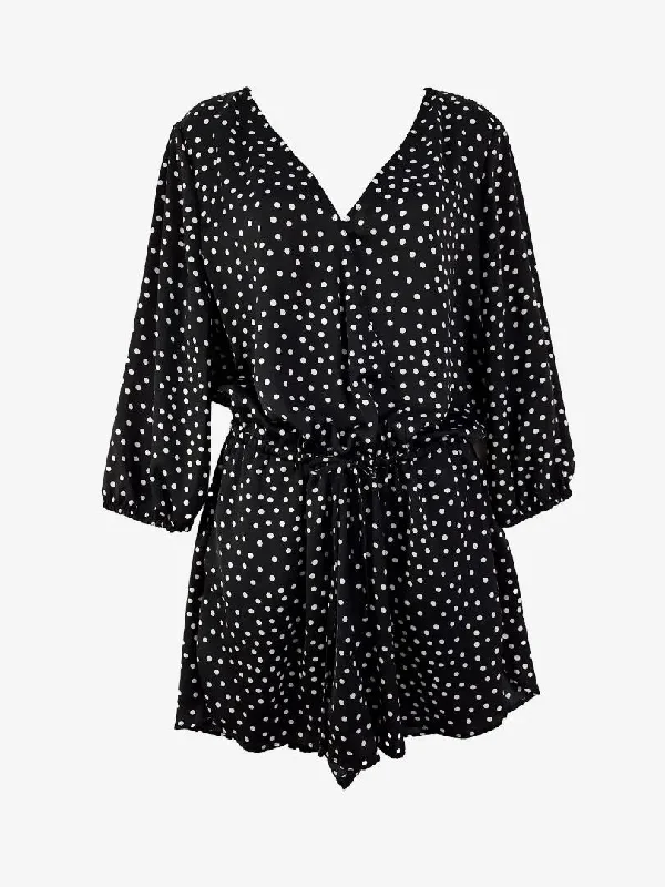 Outfits Ideas Decjuba Long Sleeve Polka Playsuit Size 12