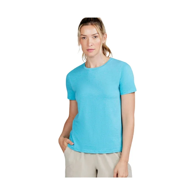 Timeless Elegance Redefined Tasc Women's All Day Short Sleeve T Shirt - Capri Heather - ONLINE STORE CREDIT/EXCHANGE ONLY