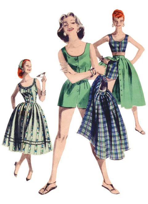 Limited Stock, Big Sale Butterick Playsuit, Blouse, Shorts & Skirt B6939