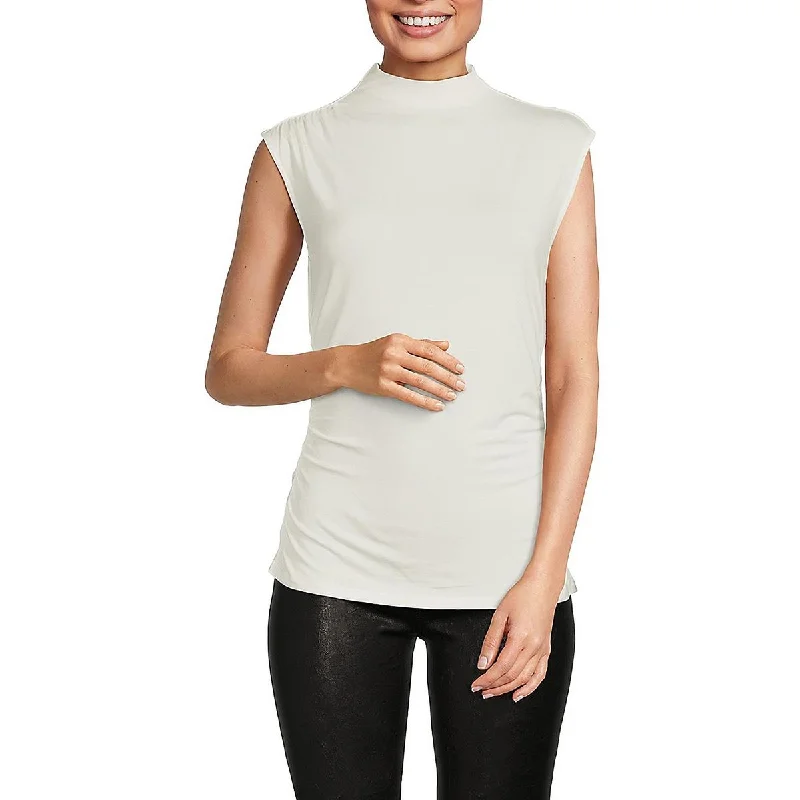 Mega Sales Womens Jersey Ruched Pullover Top