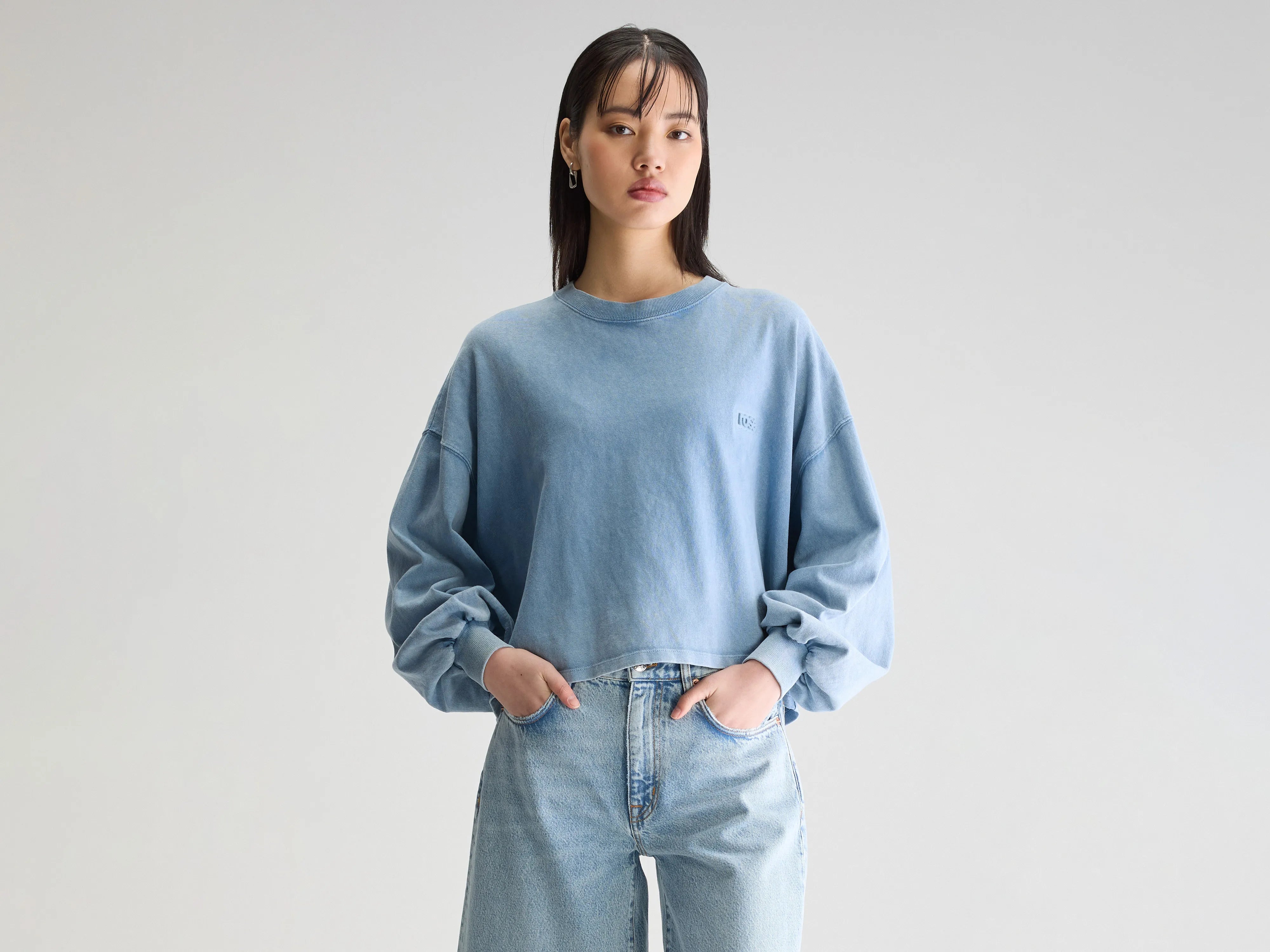 Exclusive Discount Franco long-sleeve t-shirt (251 / W / DENIM)