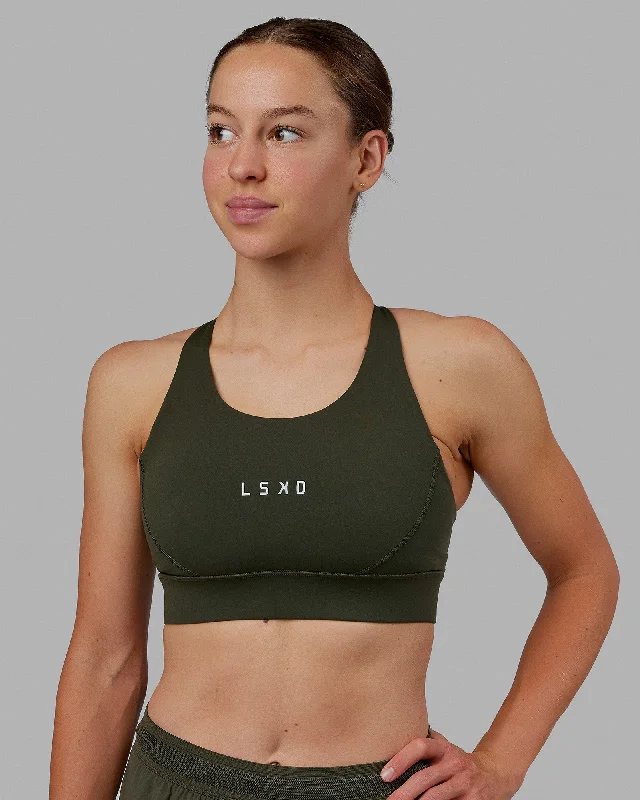 Sale Event, Prices Rock Propel Sports Bra - Forest Night