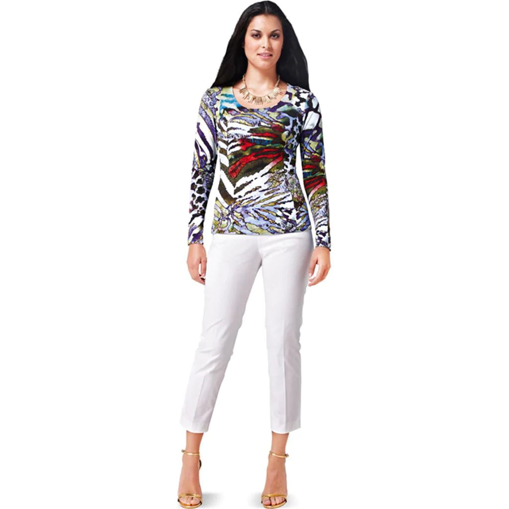 Unique Women's Fashion Pieces Burda Knit Tops and T-shirts 6820