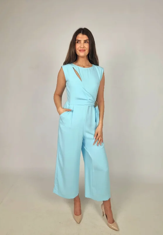 Trendy Women's Outfits for Casual Wear Laura Bernal Pedido Cyan Jumpsuit