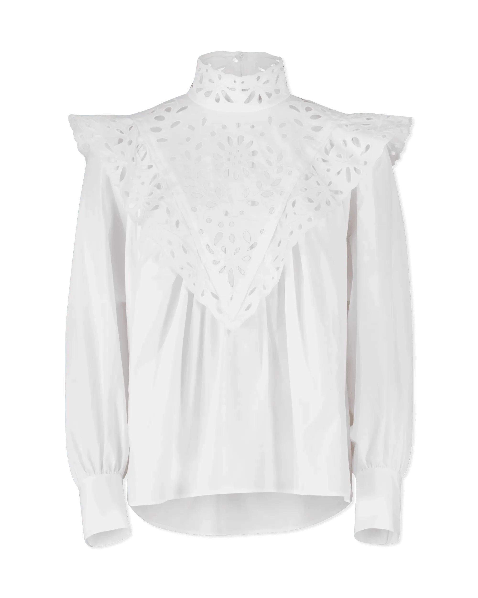 Fashion Forward, Function First Embroidered Long Sleeve Blouse