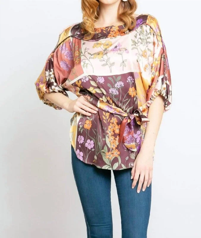 Summer Deals Magda Blouse In Botanical Bloom