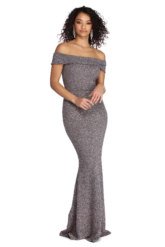 Trendsetting Threads Brooklyn Formal Glitter Dress