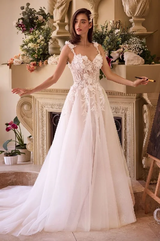 Women's Fashion Clothing Cinderella Divine S498W Long A Line Ball Gown Wedding Dress