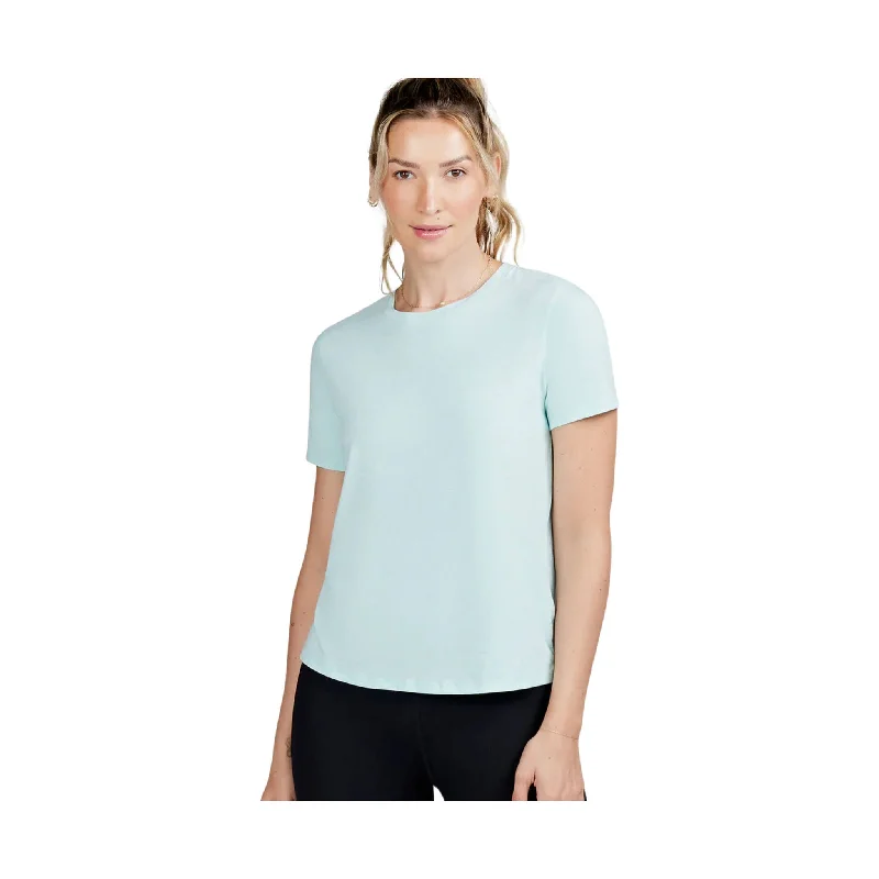 Comfort First Women's Fashion Tasc Women's All Day Short Sleeve T Shirt - Serene Heather - ONLINE STORE CREDIT/EXCHANGE ONLY