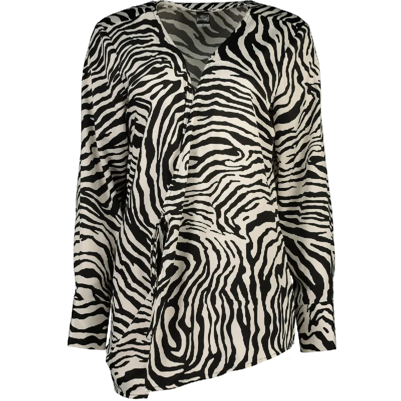 Best Boutiques Online Zebra Print Smart Blouse