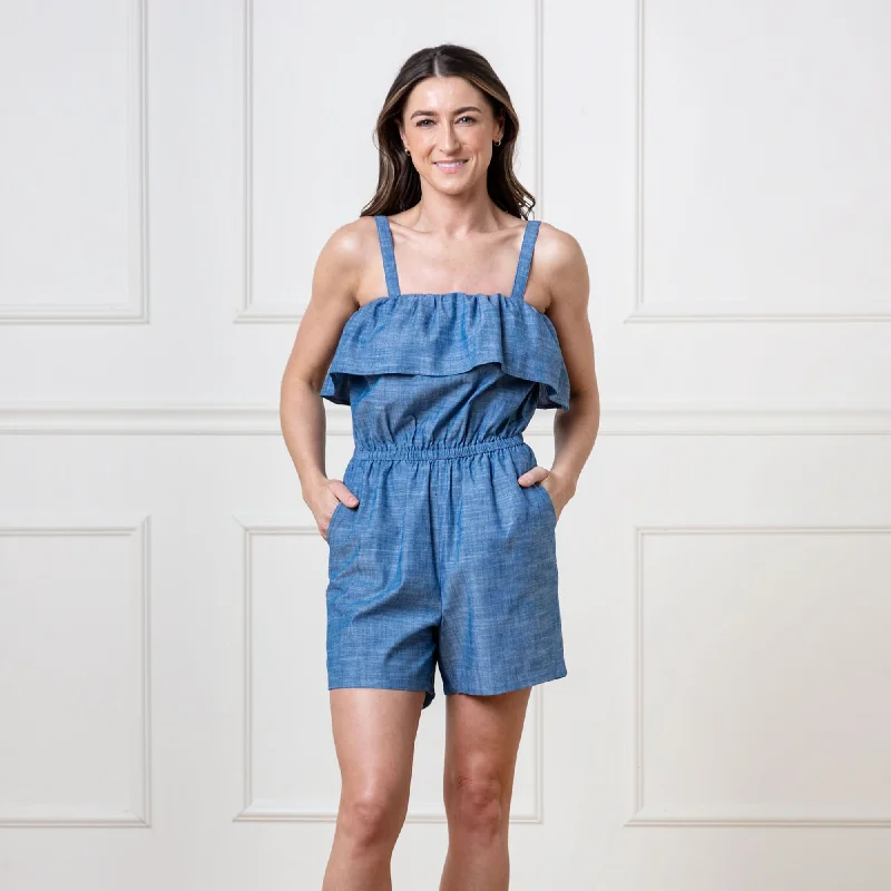 Festival Fashion Organic Ruffle Top Romper