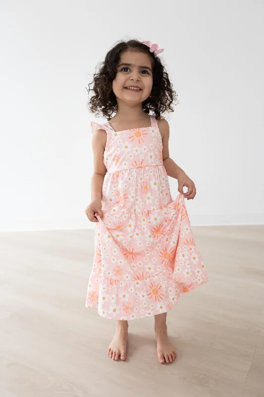 Timeless Elegance Sweet & Sunny Ruffle Maxi Dress