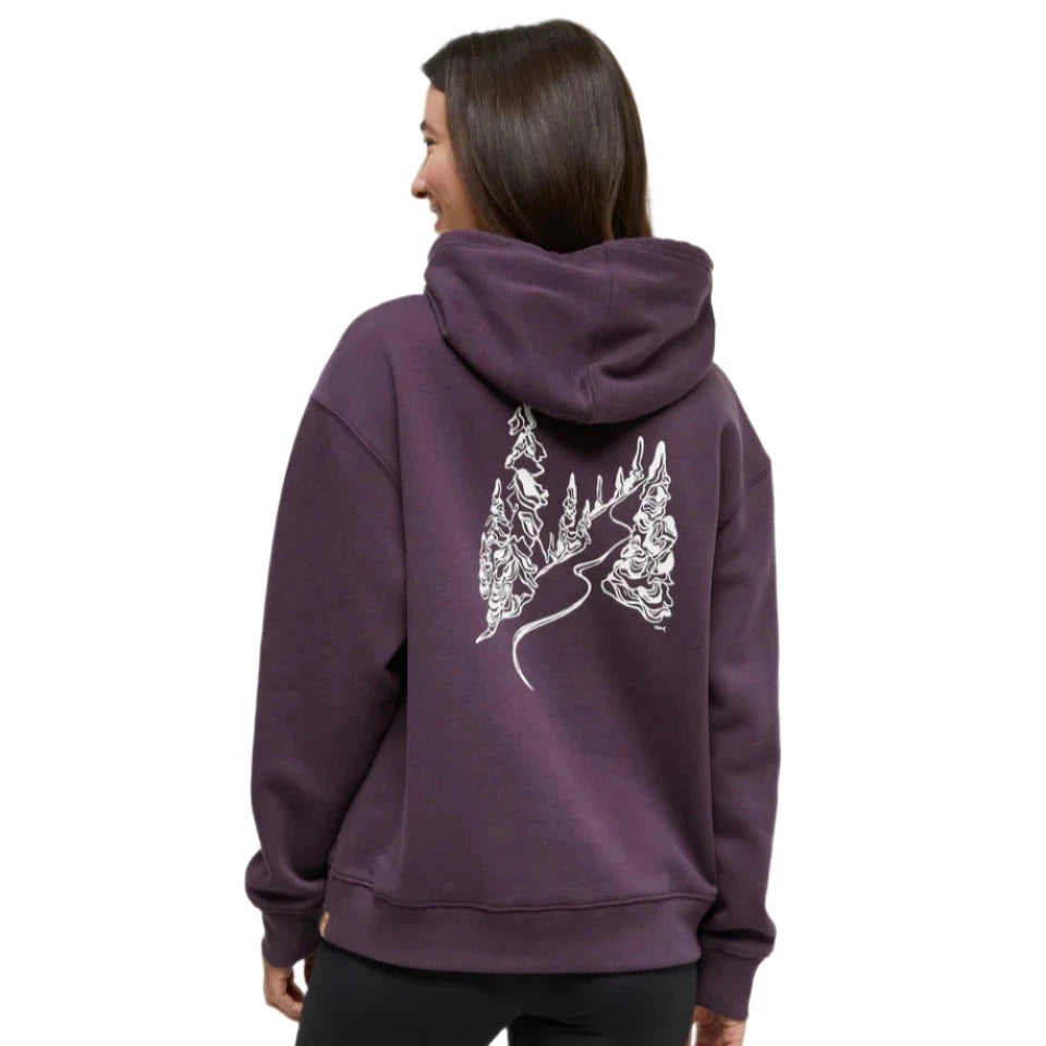 Vintage Women's Fashion W's Snowy Trees Hoodie