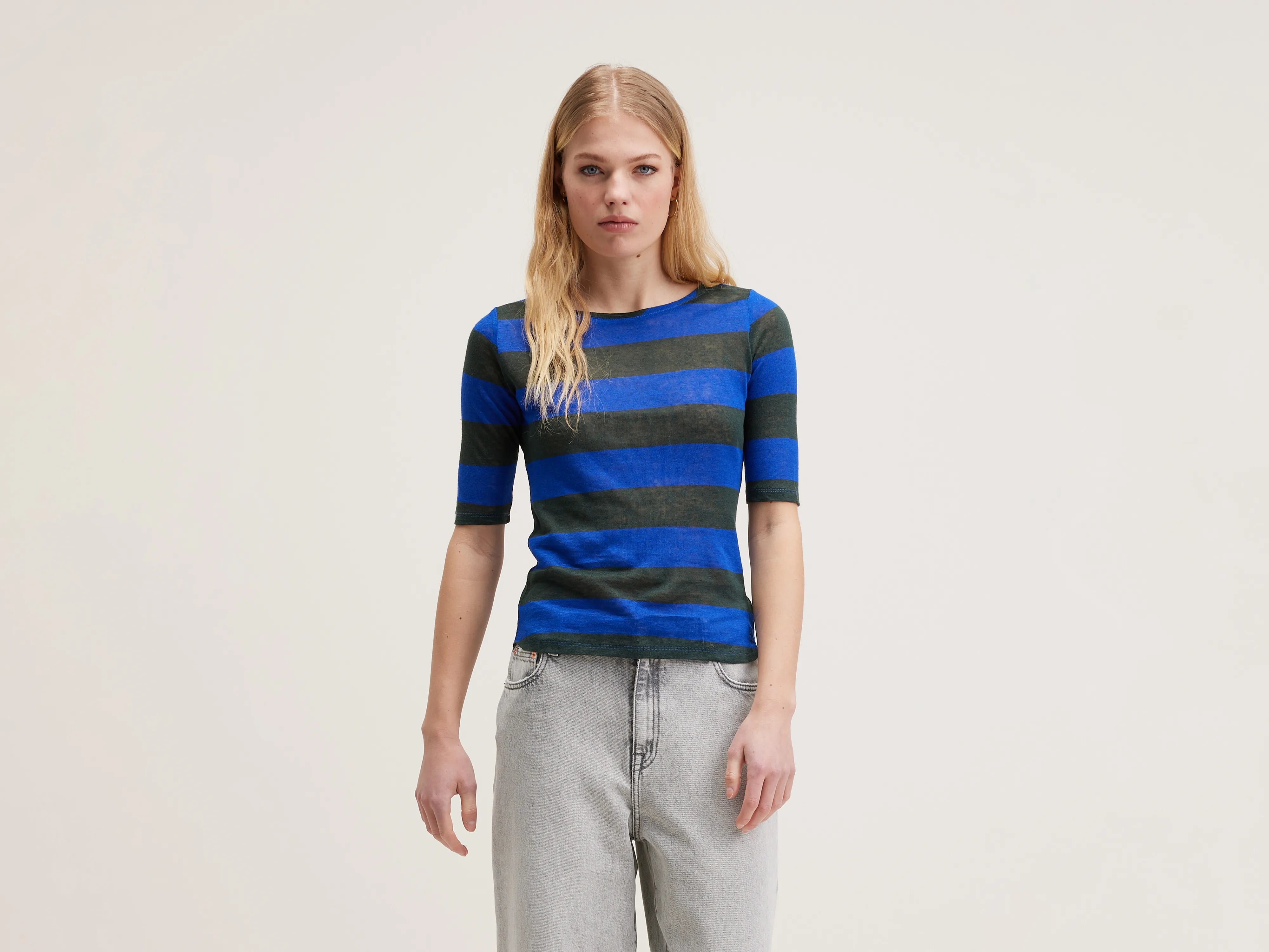 Embrace New Fashion Seas slim t-shirt (242 / W / STRIPE A)