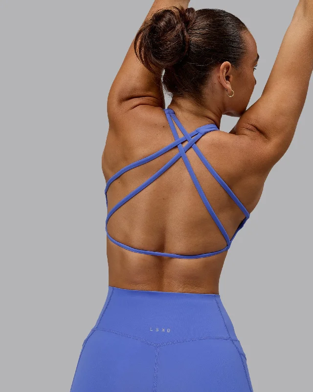 Casual Yet Stylish Separates Aspire Sports Bra - Baja Blue