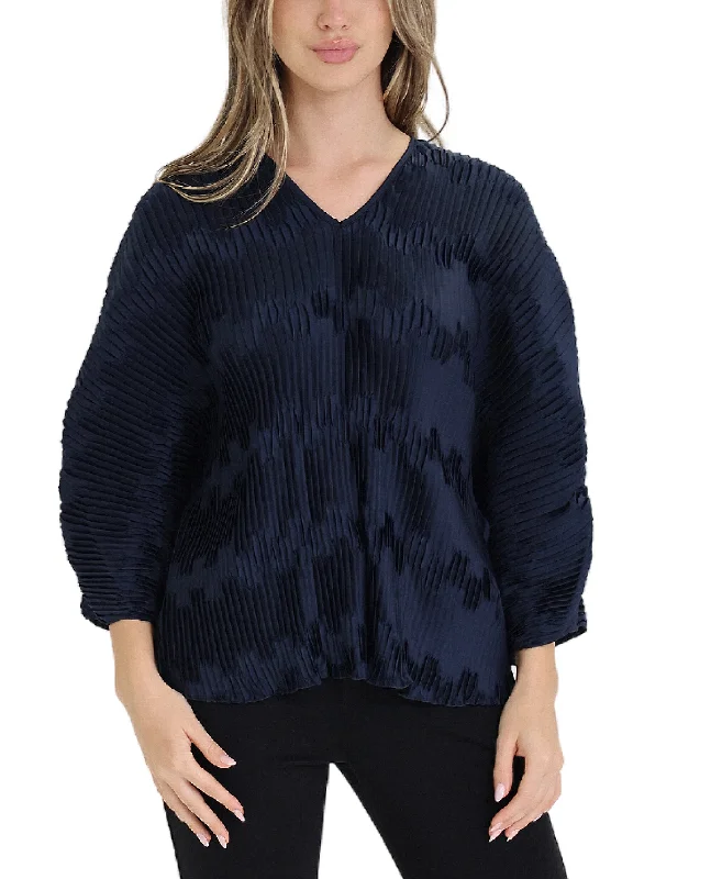 Chic & Cozy Apparel Crinkle Blouse