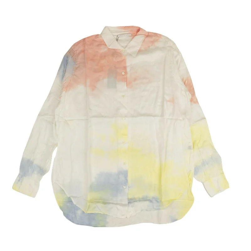 Trendy Women's Apparel JOHN ELLIOTT Multicolor White Jude Blouse