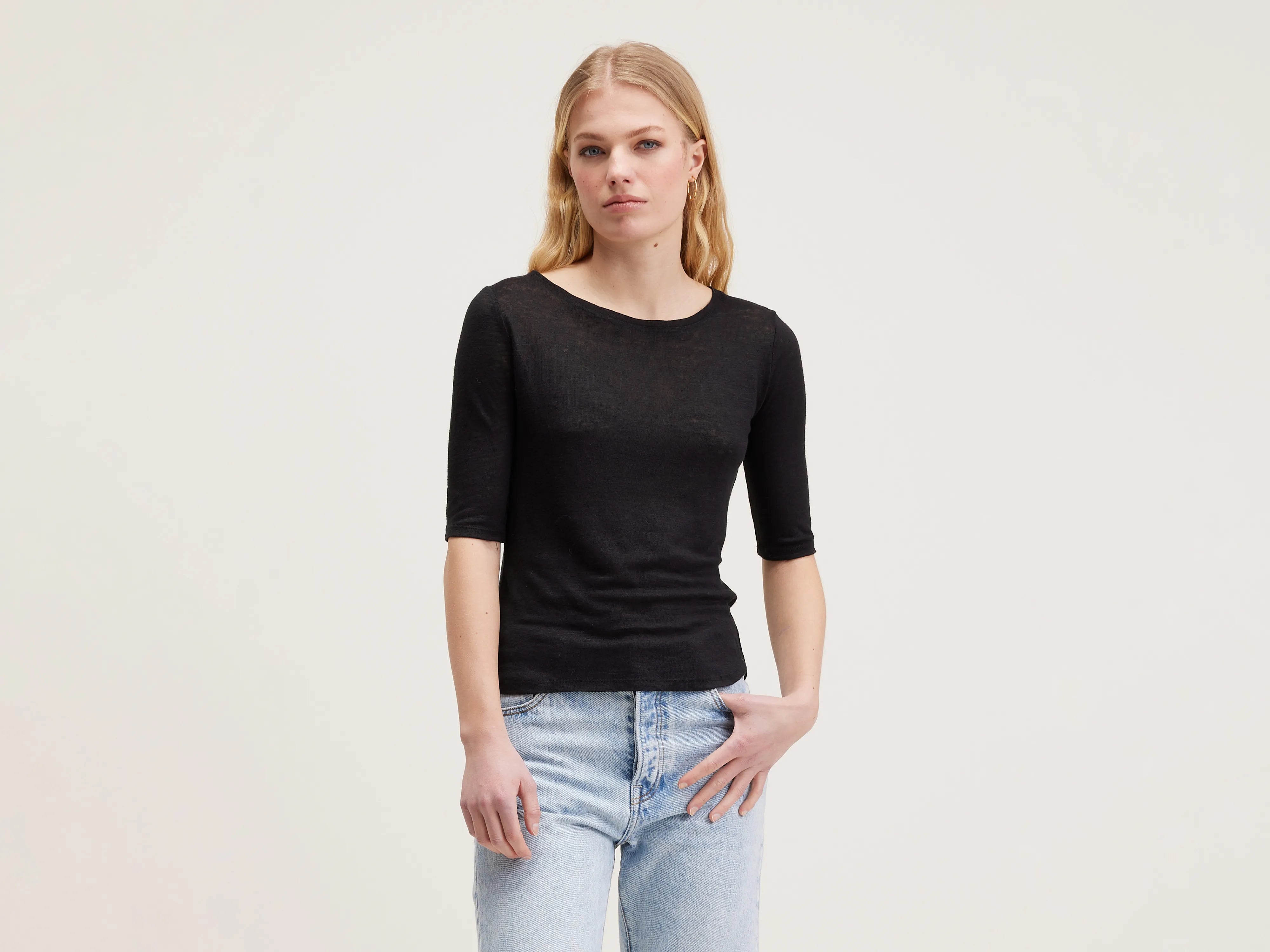 Comfort First Women's Wear Seas slim t-shirt (242 / W / OFF BLACK)