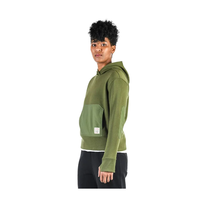 Flash Sales Dovetail Women's Flagger Fleece Hoodie - Moss Green