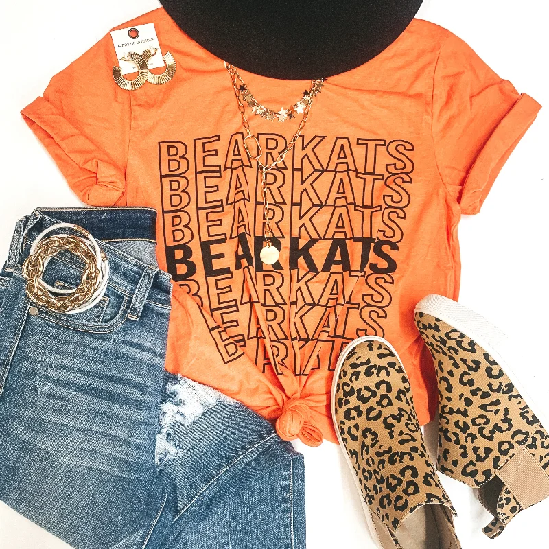 End of Season Sale Bearkat Game Day | Bold Bearkats Short Sleeve Graphic Tee in Orange