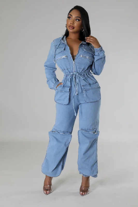 Stupidly Low Prices Time To Go Jumpsuit