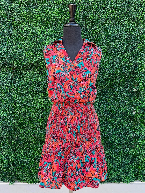 Massive Savings Floral Fire Dress