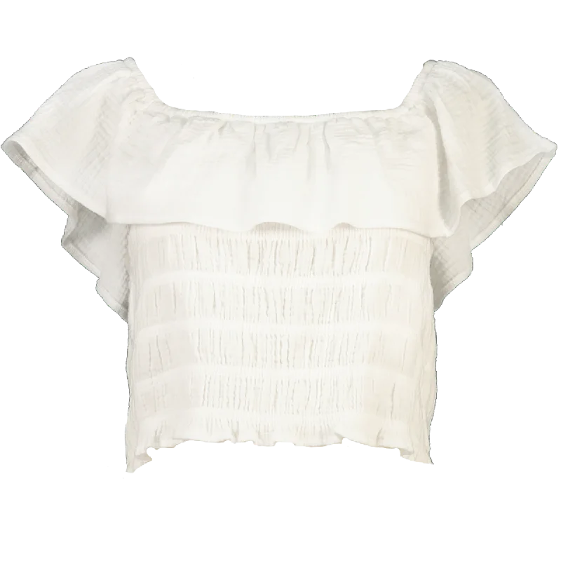 Women's Online Boutique White Blouse