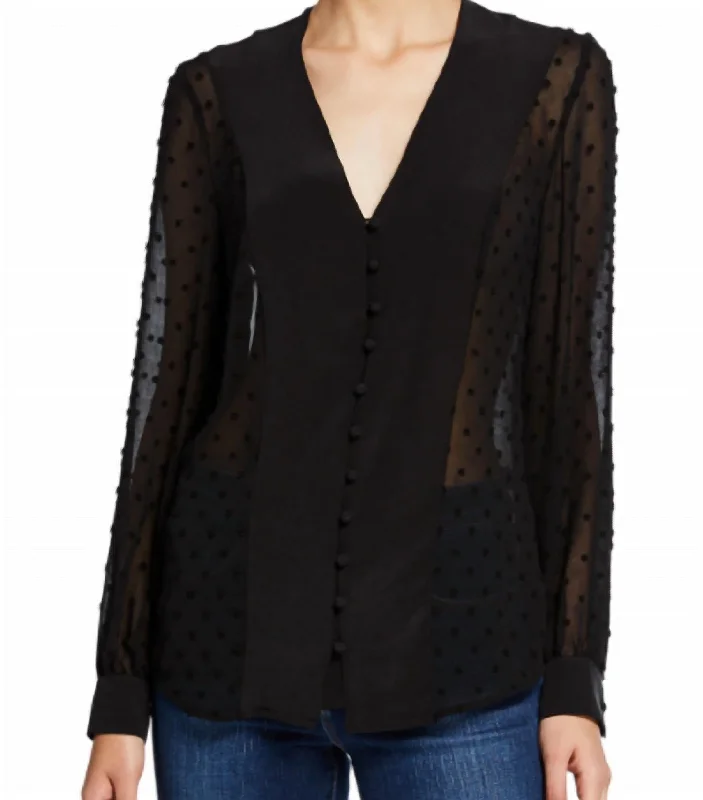 Clothing Online Fallon Blouse In Black