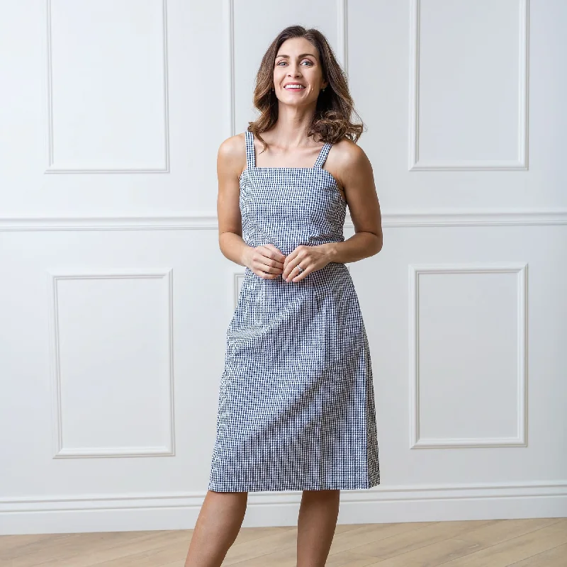 Summer Deals Organic Seersucker Sheath Dress