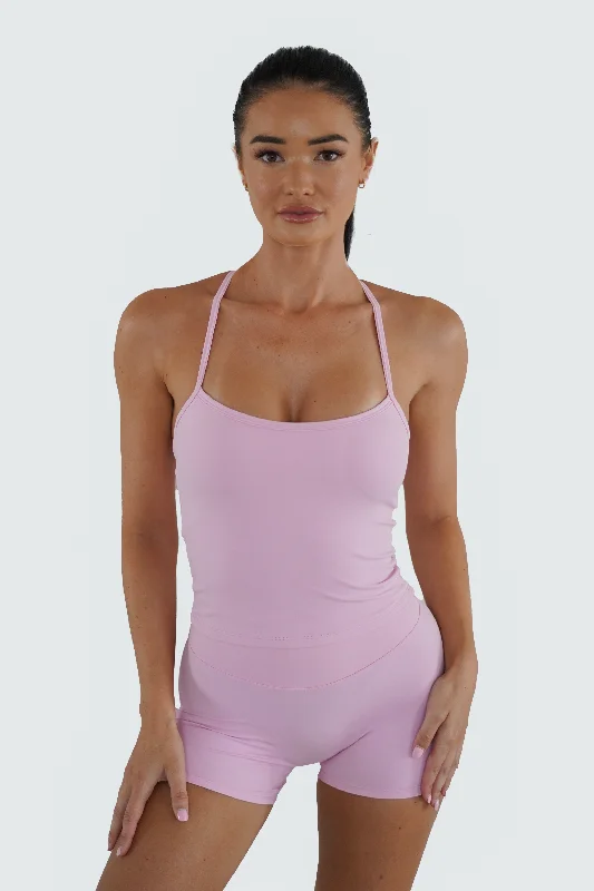 Casual and Comfortable Outfits SLEEK TANK TOP - BABY PINK