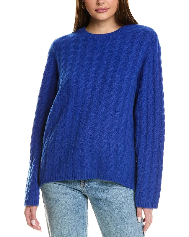 Current Trends Design History All Over Cable Cashmere Sweater